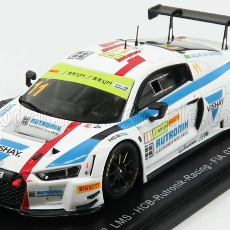 SPARK-MODEL 1/43 AUDI | R8 LMS TEAM HCB RUTRONI RACING N 11 FIA WORLD GT CUP MACAU 2017 L.DI GRASSI | WHITE