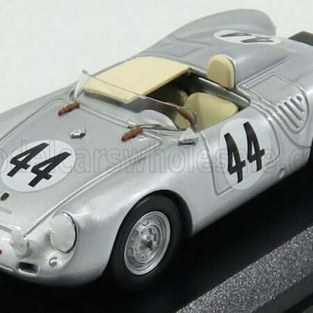 BEST-MODEL 1/43 PORSCHE | 550RS SPIDER N 44 12h SEBRING 1957 BUNKER - WALLACE | SILVER