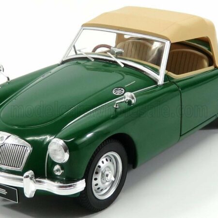 TRIPLE9 1/18 MG | MGA MKI TWIN CAM SPIDER SOFT-TOP CLOSED 1959 | GREEN CREAM