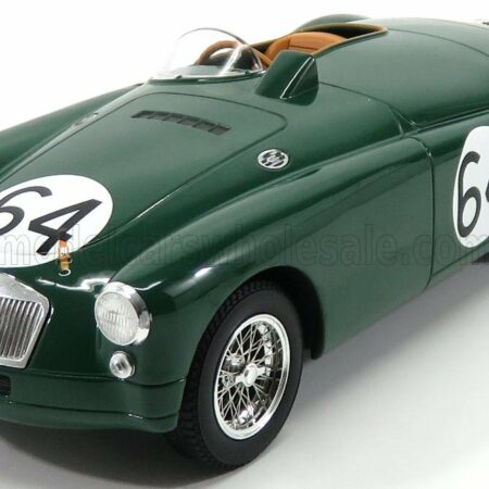 TRIPLE9 1/18 MG | MGA EX182 S4 TEAM MG CARS LTD. N 64 24h LE MANS 1955 T.LUND - H.WAEFFLER | BRITISH RACING GREEN