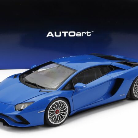 AUTOART 1/18 LAMBORGHINI | AVENTADOR S 2017 | BLUE NILA