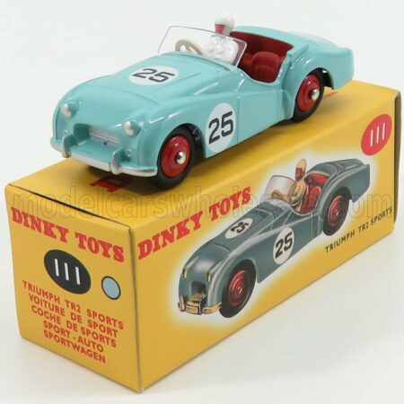 EDICOLA 1/43 TRIUMPH | TR2 SPORT N 25 RACING 1958 | VERY LIGHT GREEN