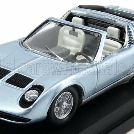 RIO-MODELS 1/43 LAMBORGHINI | MIURA ROADSTER BERTONE SINGLE SAMPLE BRUXELS MOTOR SHOW 1968 | BLUE