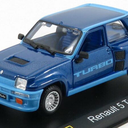 BURAGO 1/32 RENAULT | R5 TURBO 1982 | BLUE MET