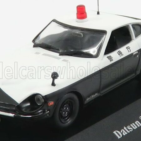 EDICOLA 1/43 NISSAN | 240Z FAIRLADY POLICE 1970 | WHITE BLACK