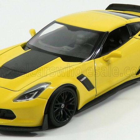 WELLY 1/24 CHEVROLET | CORVETTE Z06 COUPE 2017 | YELLOW