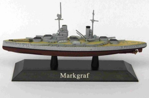 EDICOLA 1/1250 WARSHIP | MARKGRAF BATTLESHIP GERMANY 1914 | MILITARY