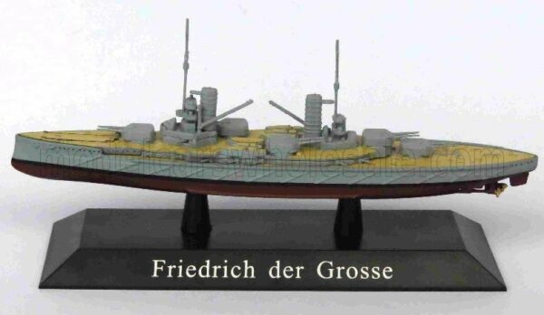 EDICOLA 1/1250 WARSHIP | FRIEDRICH DER GROSSE BATTLESHIP GERMANY 1912 | MILITARY