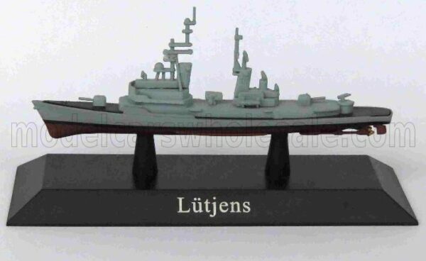 EDICOLA 1/1250 WARSHIP | LUTJENS GUIDED MISSILE DESTROYER GERMANY 1966 | MILITARY