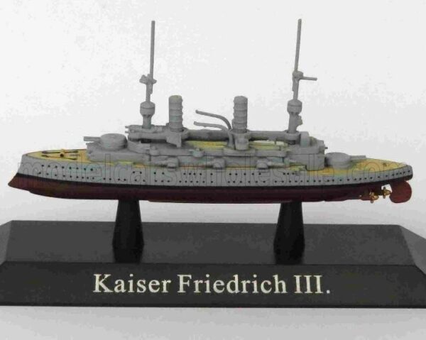 EDICOLA 1/1250 WARSHIP | KAISER FRIEDRICH III LINER WARSHIP GERMANY 1896 | MILITARY