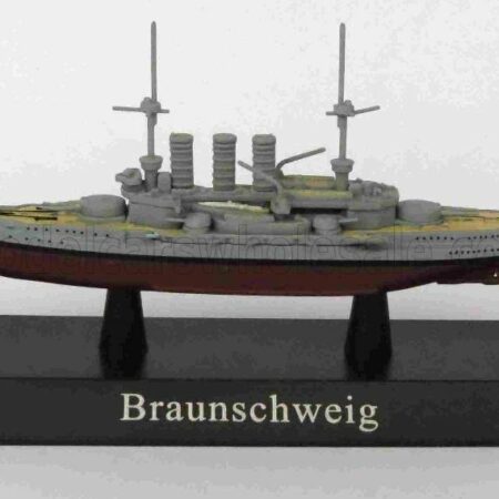 EDICOLA 1/1250 WARSHIP | BRAUNSCHWEIG LINER WARSHIP GERMANY 1902 | MILITARY