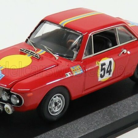 BEST-MODEL 1/43 LANCIA | FULVIA COUPE 1.3 HF N 54 3rd COPPA DELLE ALPI 1968 TRAUTMANN - TRAUTMANN | RED