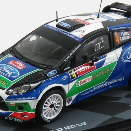 EDICOLA 1/43 FORD ENGLAND | FIESTA RS WRC N 4 3rd RALLY MONTECARLO 2012 P.SOLBERG - C.PATTERSON | BLUE GREEN WHITE