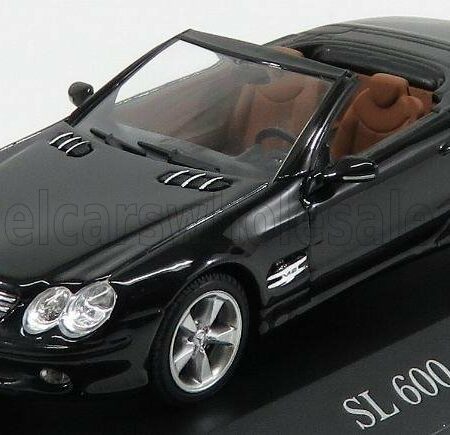 EDICOLA 1/43 MERCEDES BENZ | SL-CLASS 600SL R230 2003 | BLACK