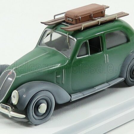 RIO-MODELS 1/43 FIAT | 6C 1500 WITH SKI 1936 - CON SCI | GREEN BLACK