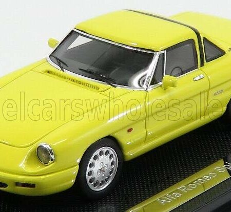 SILAS 1/43 ALFA ROMEO | SPIDER HARD-TOP 1990 4ª ED ULTIMA SERIE - THE LAST | GIALLO GINESTRA - YELLOW