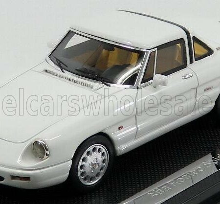 SILAS 1/43 ALFA ROMEO | SPIDER HARD-TOP 1990 4ª ED ULTIMA SERIE - THE LAST | BIANCO FREDDO - WHITE