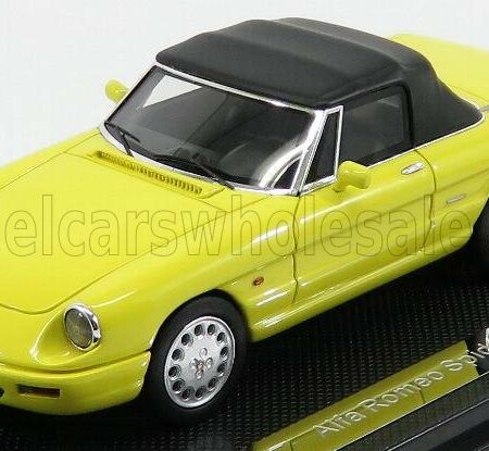 SILAS 1/43 ALFA ROMEO | SPIDER CLOSED 1990 4ª ED ULTIMA SERIE - THE LAST | GIALLO GINESTRA - YELLOW