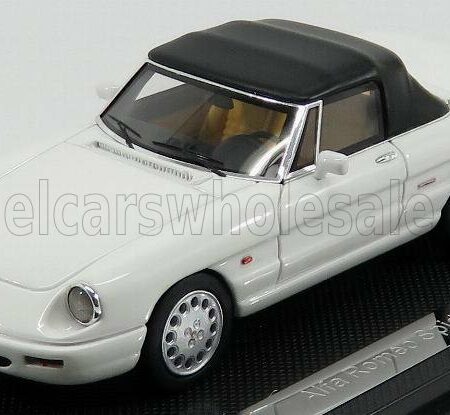 SILAS 1/43 ALFA ROMEO | SPIDER CLOSED 1990 4ª ED ULTIMA SERIE - THE LAST | BIANCO FREDDO - WHITE