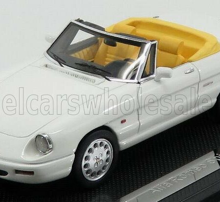 SILAS 1/43 ALFA ROMEO | SPIDER OPEN 1990 4ª ED ULTIMA SERIE - THE LAST | BIANCO FREDDO - WHITE