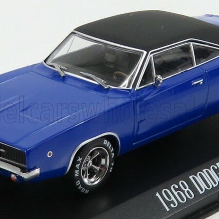 GREENLIGHT 1/43 DODGE | CHARGER DENNIS GUILDER'S CAR 1968 - CHRISTINE LA MACCHINA INFERNALE | BLUE BLACK