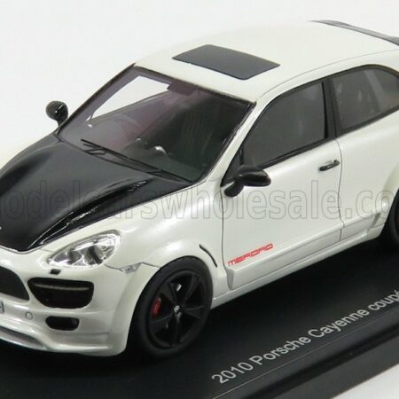 ESVAL MODEL 1/43 PORSCHE | CAYENNE COUPE BY MERDAD 2010 | WHITE MET BLACK