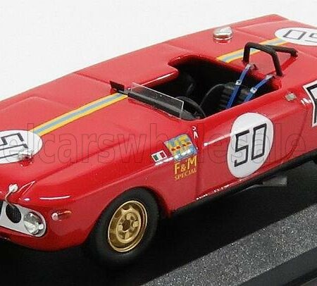 BEST-MODEL 1/43 LANCIA | FULVIA HF 1.6 F&M SPECIAL N 50 1000km NURBURGRING 1969 MUNARI - AALTONEN | RED