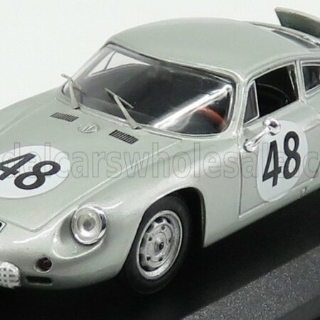 BEST-MODEL 1/43 PORSCHE | 356B CARRERA ABARTH N 48 7th 12h SEBRING 1962 GURNEY - HOLBERT | SILVER