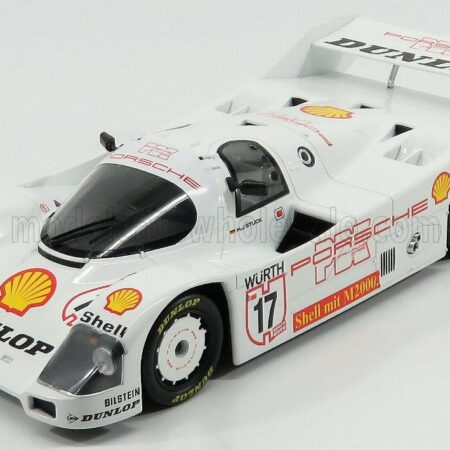 NOREV 1/18 PORSCHE | 962C DUNLOP N 17 SUPERCUP 1987 H.J.STUCK | WHITE