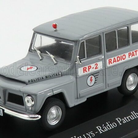 EDICOLA 1/43 RURAL | WILLYS RADIO PATRULHA POLICIA MILITARY POLICE 1970 | GREY