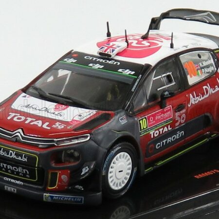 IXO-MODELS 1/43 CITROEN | C3 WRC ABU DHABI N 10 RALLY PORTUGAL 2018 K.MEEKE - P.NAGLE | RED GREY