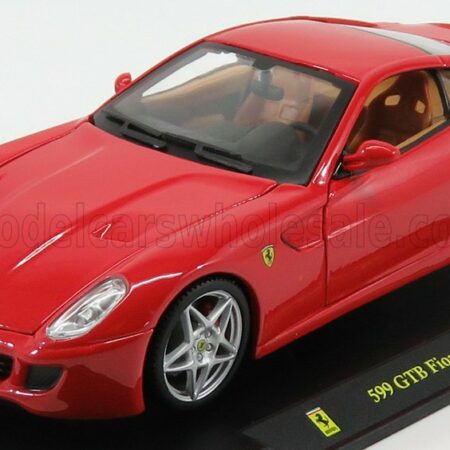 EDICOLA 1/24 FERRARI | 599 GTB FIORANO 2006 - CON VETRINA - WITH SHOWCASE | RED