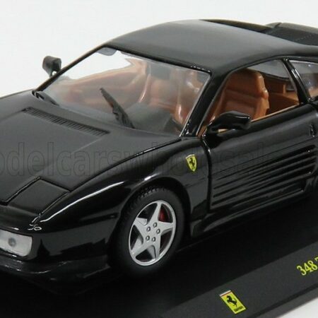 EDICOLA 1/24 FERRARI | 348TB 1989 - CON VETRINA - WITH SHOWCASE | BLACK