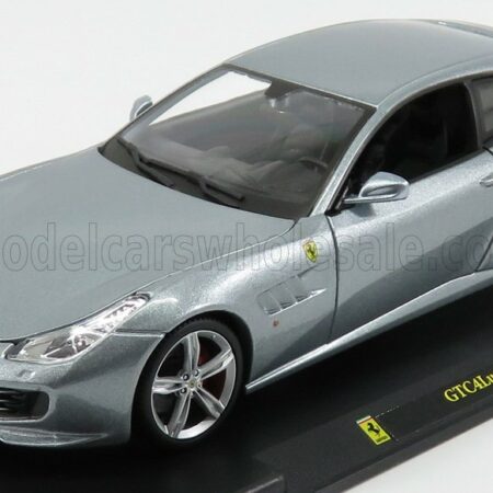 EDICOLA 1/24 FERRARI | GTC4 LUSSO 2016 - CON VETRINA - WITH SHOWCASE | GREY MET