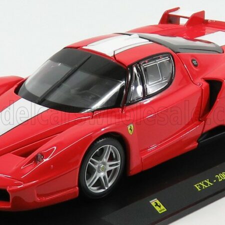 EDICOLA 1/24 FERRARI | FXX 2005 - CON VETRINA - WITH SHOWCASE | RED WHITE