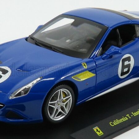 EDICOLA 1/24 FERRARI | CALIFORNIA T N 6 1971 - INSPIRED BY THE 512M - CON VETRINA - WITH SHOWCASE | BLUE