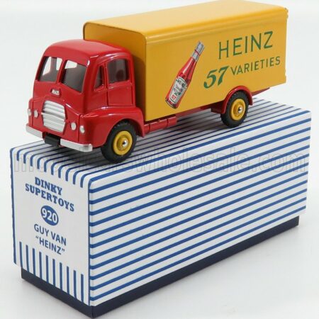 EDICOLA 1/43 GUY | COUVERT CASSONATO 2-ASSI HEINZ 1947 | YELLOW RED