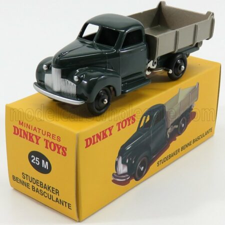 EDICOLA 1/43 STUDEBAKER | TRUCK PICK-UP CASSONE RIBALTABILE 2-ASSI 1949 | GREEN SILVER