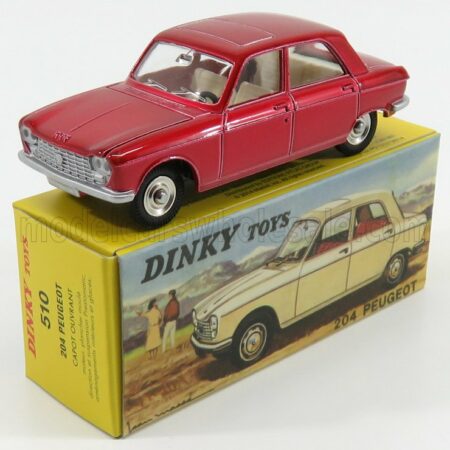 EDICOLA 1/43 PEUGEOT | 204 1968 | RED MET