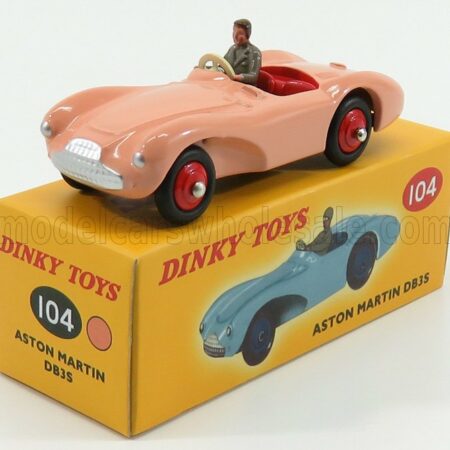 EDICOLA 1/43 ASTON MARTIN | DB3 SPORTS SPIDER N 0 RACING CAR WITH DRIVER | PINK