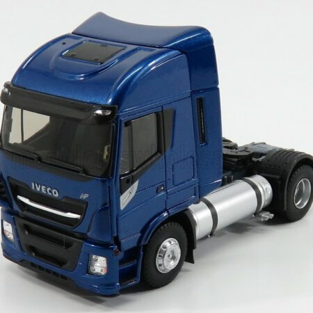 ELIGOR 1/43 IVECO FIAT | STRALIS 460NP TRACTOR TRUCK 2-ASSI 2015 - EXCLUSIVE CARMODEL | BLUE MET