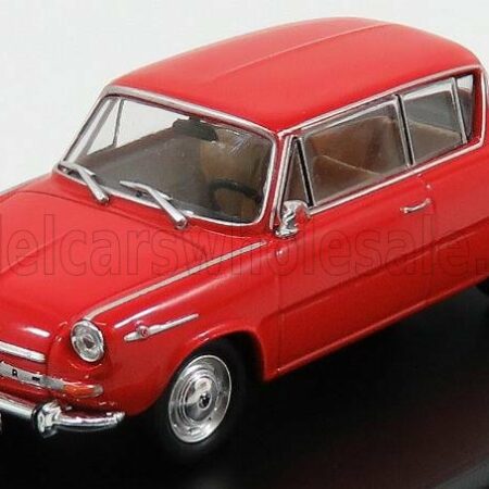 ABREX 1/43 SKODA | 1100 MBX 2-DOOR 1969 | ORANGE RED