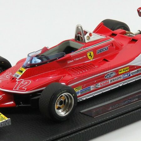 GP-REPLICAS 1/18 FERRARI | F1  312T4 N 12 2nd GP FRENCH 1979 G.VILLENEUVE | RED