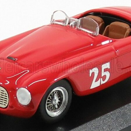 ART-MODEL 1/43 FERRARI | 166 TOURING BARCHETTA N 25 WINNER PALM SPRINGS 1951 M.LEWIS | RED