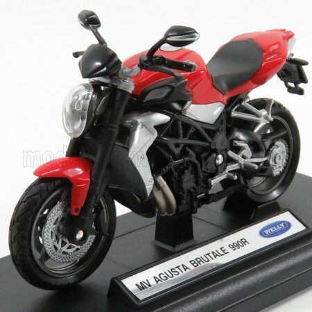 WELLY 1/18 MV AGUSTA | BRUTALE 990R 2012 | RED BLACK