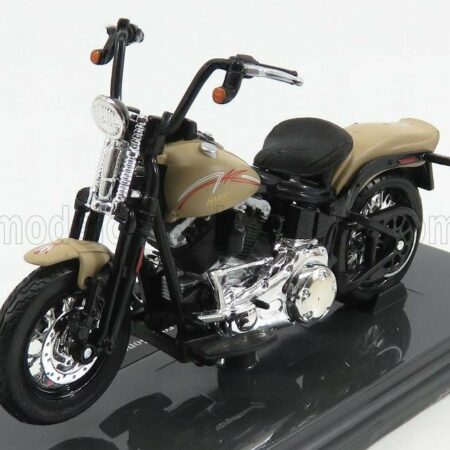 MAISTO 1/18 HARLEY DAVIDSON | FLSTSB CROSS BONES 2008 | BEIGE