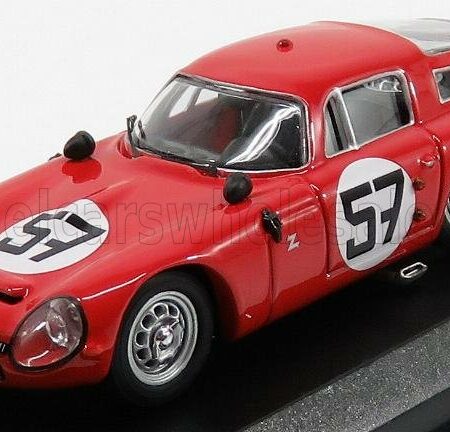 BEST-MODEL 1/43 ALFA ROMEO | TZ1 COUPE N 57 13th 24h LE MANS 1964 BUSSINELLO - DESERTI | RED