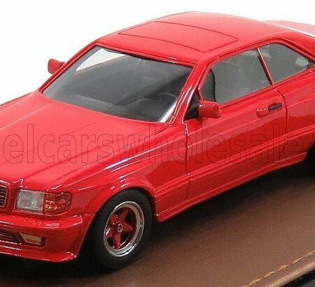 GLM-MODELS 1/43 MERCEDES BENZ | S-CLASS 560SEC 6.0 AMG (C126) COUPE 1984 | RED