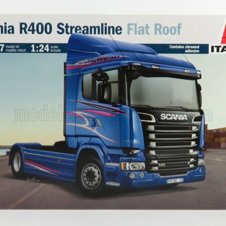 ITALERI 1/24 SCANIA | R400 STREAMLINE FLAT ROOF TRACTOR TRUCK 2-ASSI 2010 | /