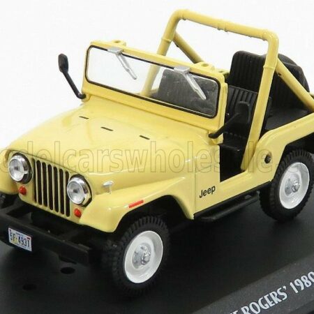 GREENLIGHT 1/43 JEEP | CJ-5 OPEN 1976 - CHARLIE'S ANGELS (JULIE ROGER CAR) | BEIGE